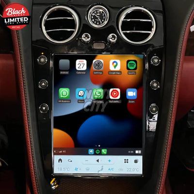 Bentley Continental 2003-2019 Apple CarPlay & Android Auto Tesla-Style - Nifty City