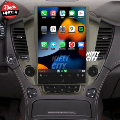 Chevrolet Tahoe 2015-2018 Apple CarPlay & Android Auto Tesla-Style 14.4" - Nifty City