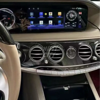 Mercedes Maybach S Class 2014-2018 Apple CarPlay & Android Auto Ultra-Wide Screen 24.2" - Nifty City