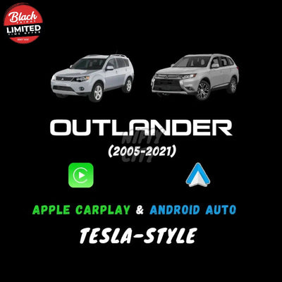 Mitsubishi Outlander 2005-2021 Apple CarPlay & Android Auto Tesla-Style - Nifty City