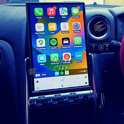 Nissan GT-R 2008-2016 Apple CarPlay & Android Auto Tesla-Style 14.5" - Nifty City