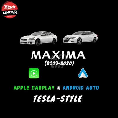 Nissan Maxima 2009-2020 Apple CarPlay & Android Auto Tesla-Style - Nifty City