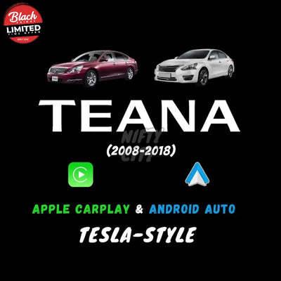 Nissan Teana 2008-2018 Apple CarPlay & Android Auto Tesla-Style - Nifty City