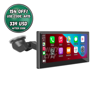 Portable Standalone Wireless Apple CarPlay & Wireless Android Auto - Nifty City