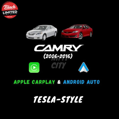 Toyota Camry 2006-2016 Apple CarPlay & Android Auto Tesla-Style - Nifty City