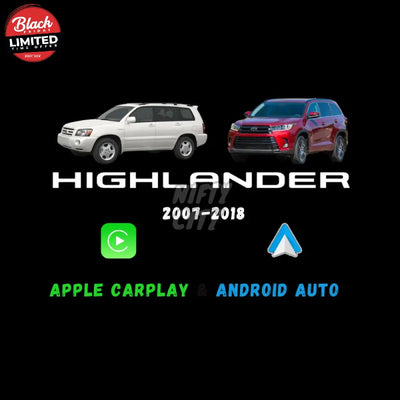 Toyota Highlander 2007-2018 Apple CarPlay & Android Auto Integration - Nifty City